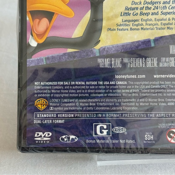 Daffy Duck's Quackbusters DVD 1998 New Sealed Looney Tunes Warner Brothers - Picture 3 of 6